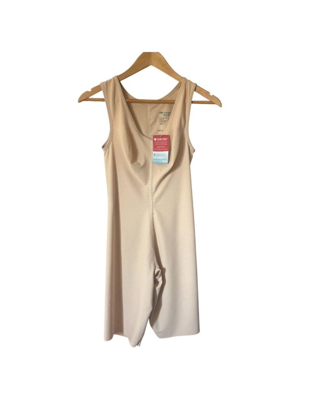 Marena Recovery Bodysuit Full Bust Compression Beige NWT Xlarge